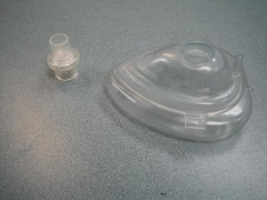 Pocket Mask For CPR with One Way Valve Removed